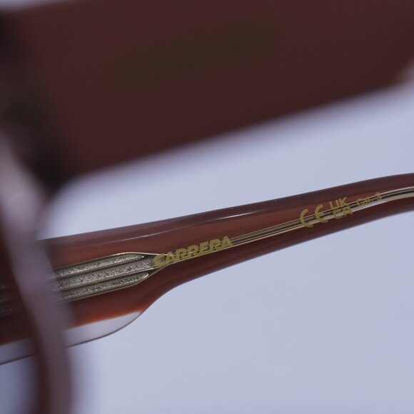 Carrera FLAGLAB 14 03R7 9O Sunglasses Pink Beige Shield Frame, Grey Lenses - Picture 9 of 13